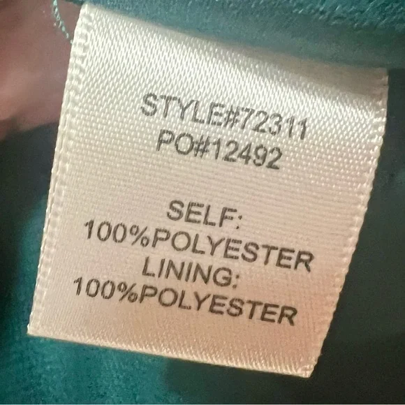 The Impeccable Pig Hunter Green Ruffle V Neck Wide Leg Jumpsuit Women’s Medium - Picture 9 of 10